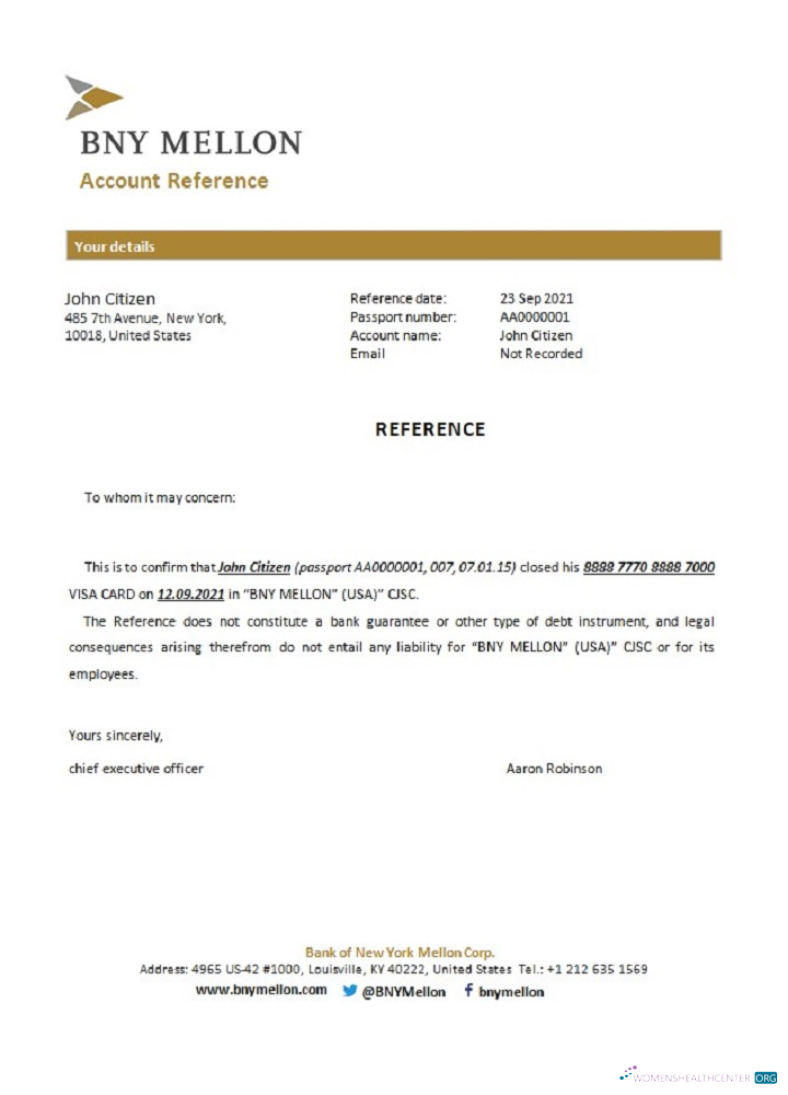 Download USA BNY Mellon closure reference Photoshop template